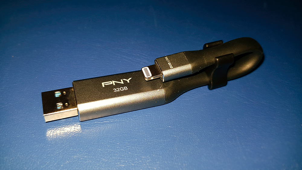 PNY Duo-Link 3.0 Cable Design 32GB (P-FDI32GLA02GC-RB)