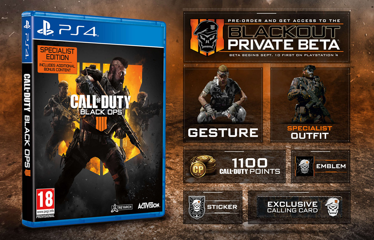 Call of Duty: Black Ops 4 – Specialist Edition