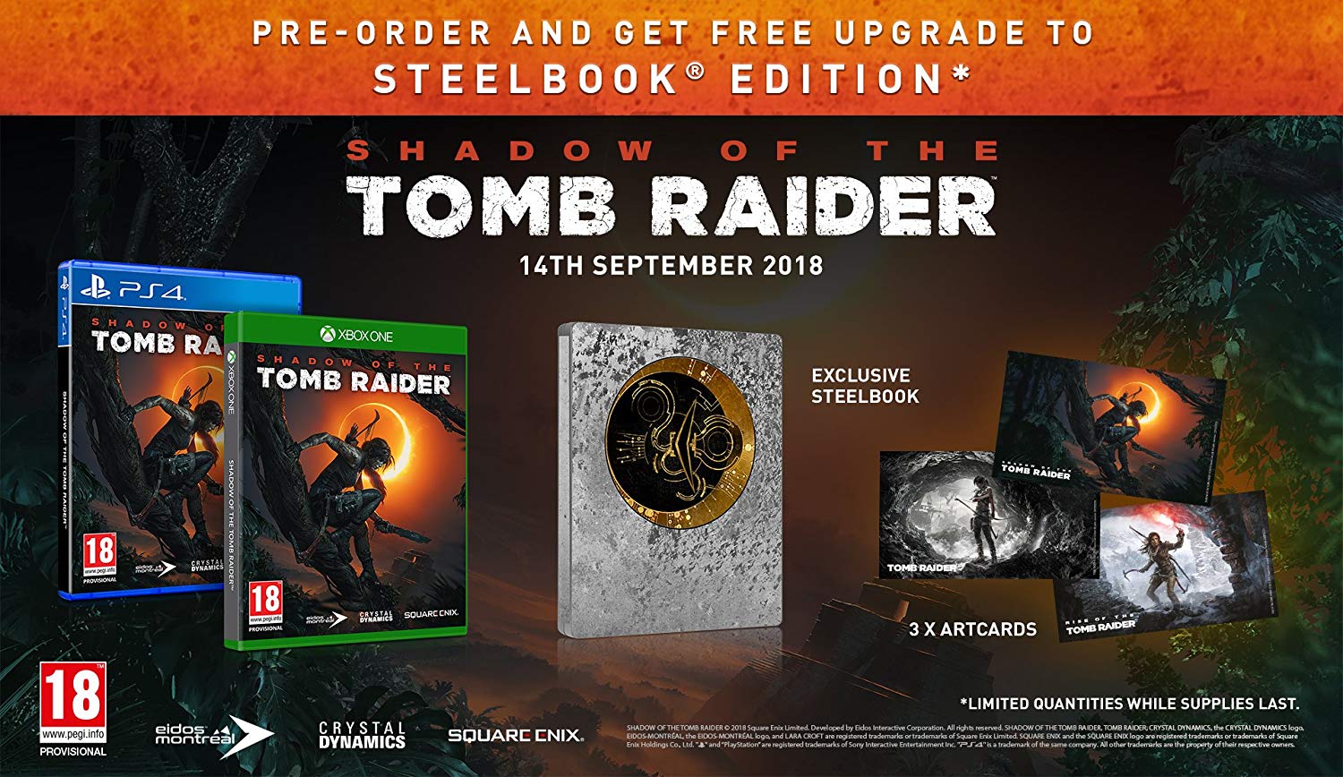Коллекционное издание Shadow of the Tomb Raider - Croft Steelbook Edition