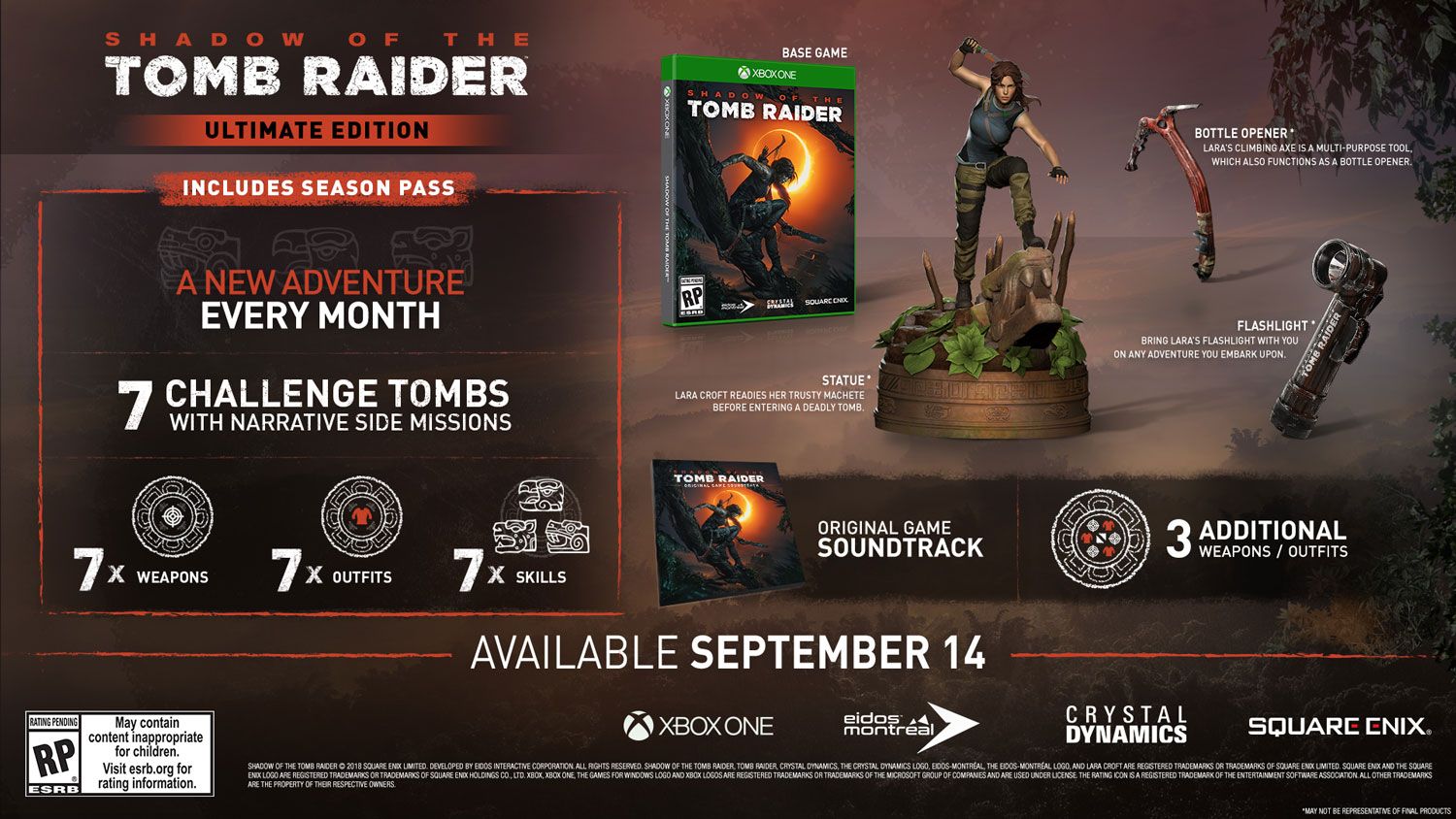Коллекционное издание Shadow of the Tomb Raider - Ultimate Edition