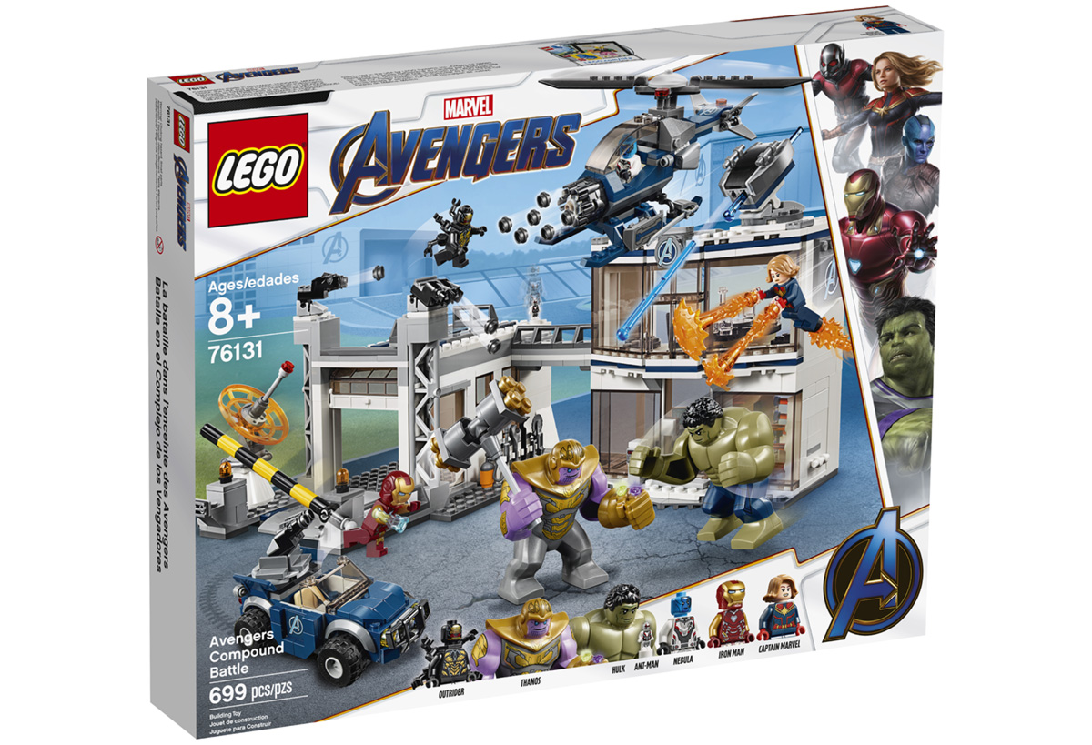 Набор LEGO 76131: Битва на базе Мстителей