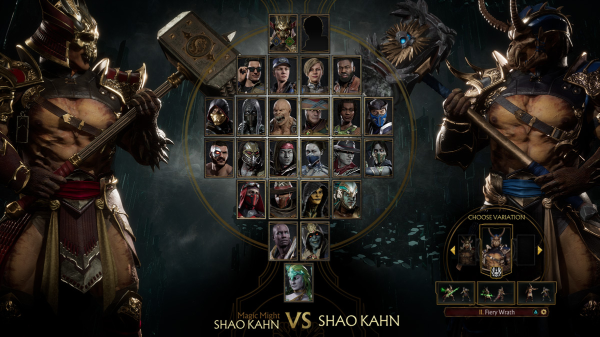 Mortal Kombat 11: ростер персонажей