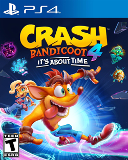 Crash Bandicoot 4 (PS4 Box Cover)